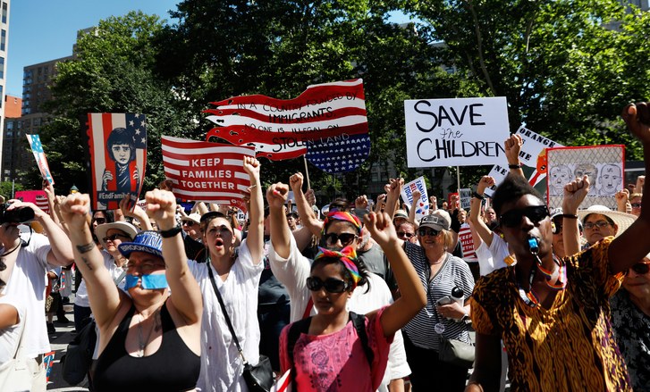 people protesting