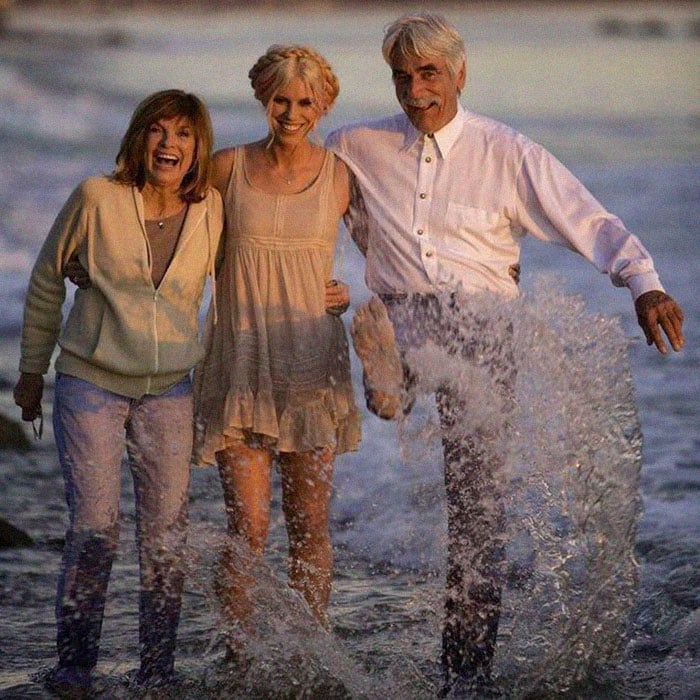 Sam Elliott, Katharine Ross, and Cleo Rose