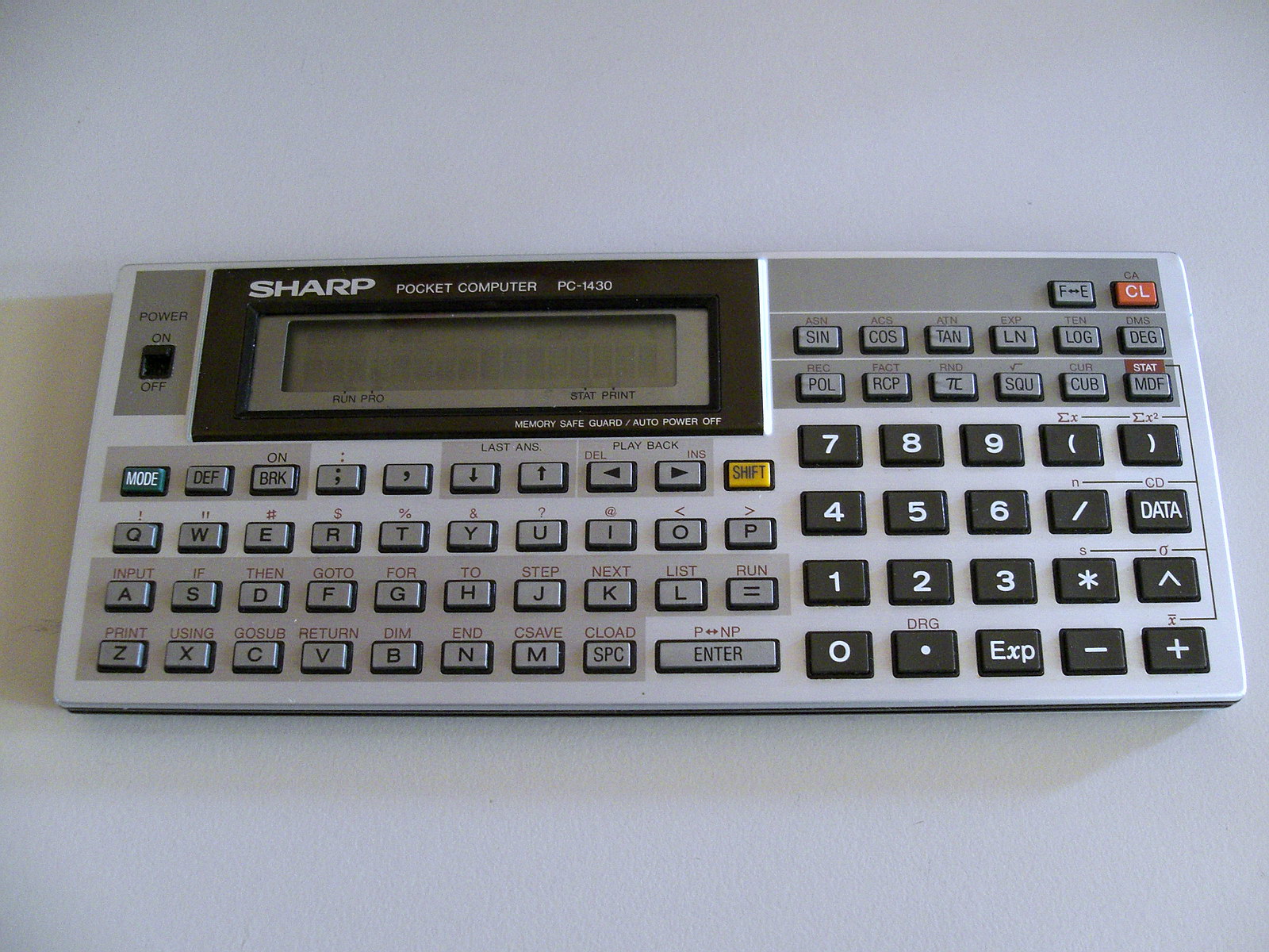 sharp pocket computer 