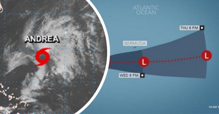 subtropical storm andrea