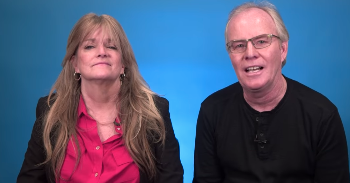 Susan Olsen and Mike Lookinland