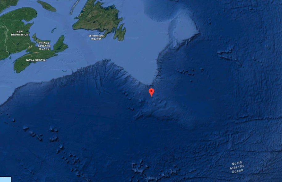 Titanic Sinking Coordinates 