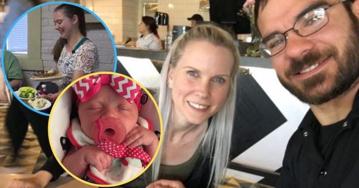 waitress pays for couple's meal who just lost their baby
