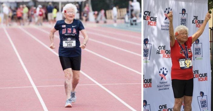 Julia Hurricane Hawkins wins gold medals for running at 103 years old