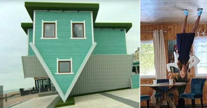 Check Out These Insane Photos Of An Upside Down House