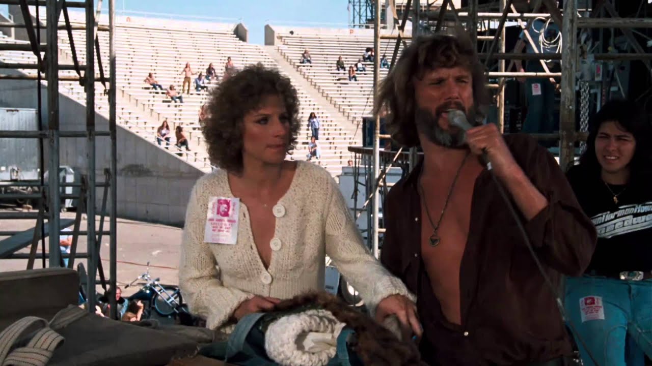 Kris Kristofferson in A Star is Born in 1976