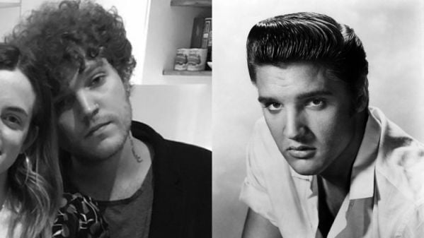 Benjamin Keough and Elvis Presley 