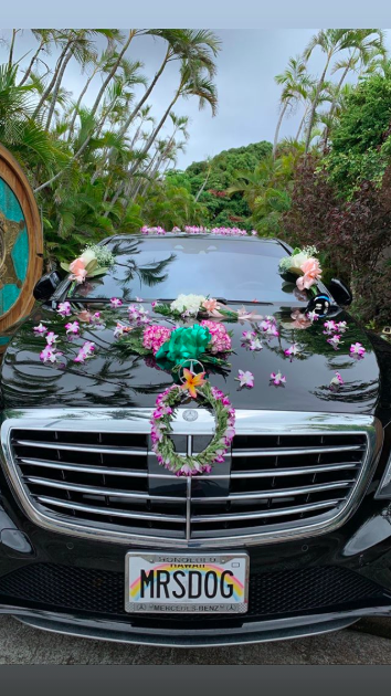 Beth Chapman's decorated car 