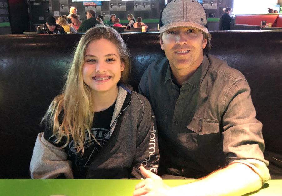 Dannielynn and Larry Birkhead on Mother's Day