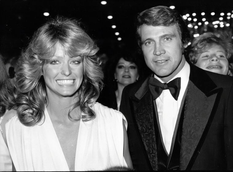 Farrah Fawcett and Lee Majors