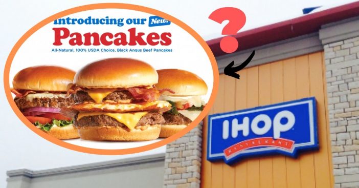 ihop changes p in name to pancake burgers