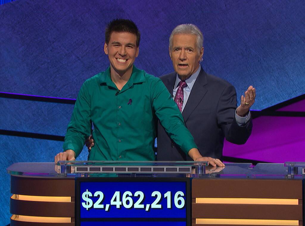 James Holzhauer and Alex Trebek 