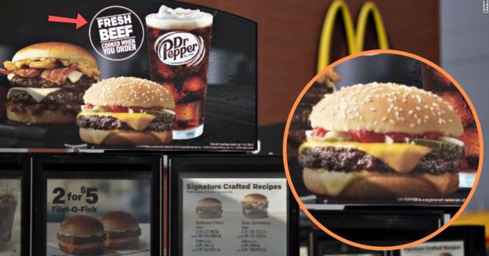 mcdonalds using fresh meat in burgers, boosts sales
