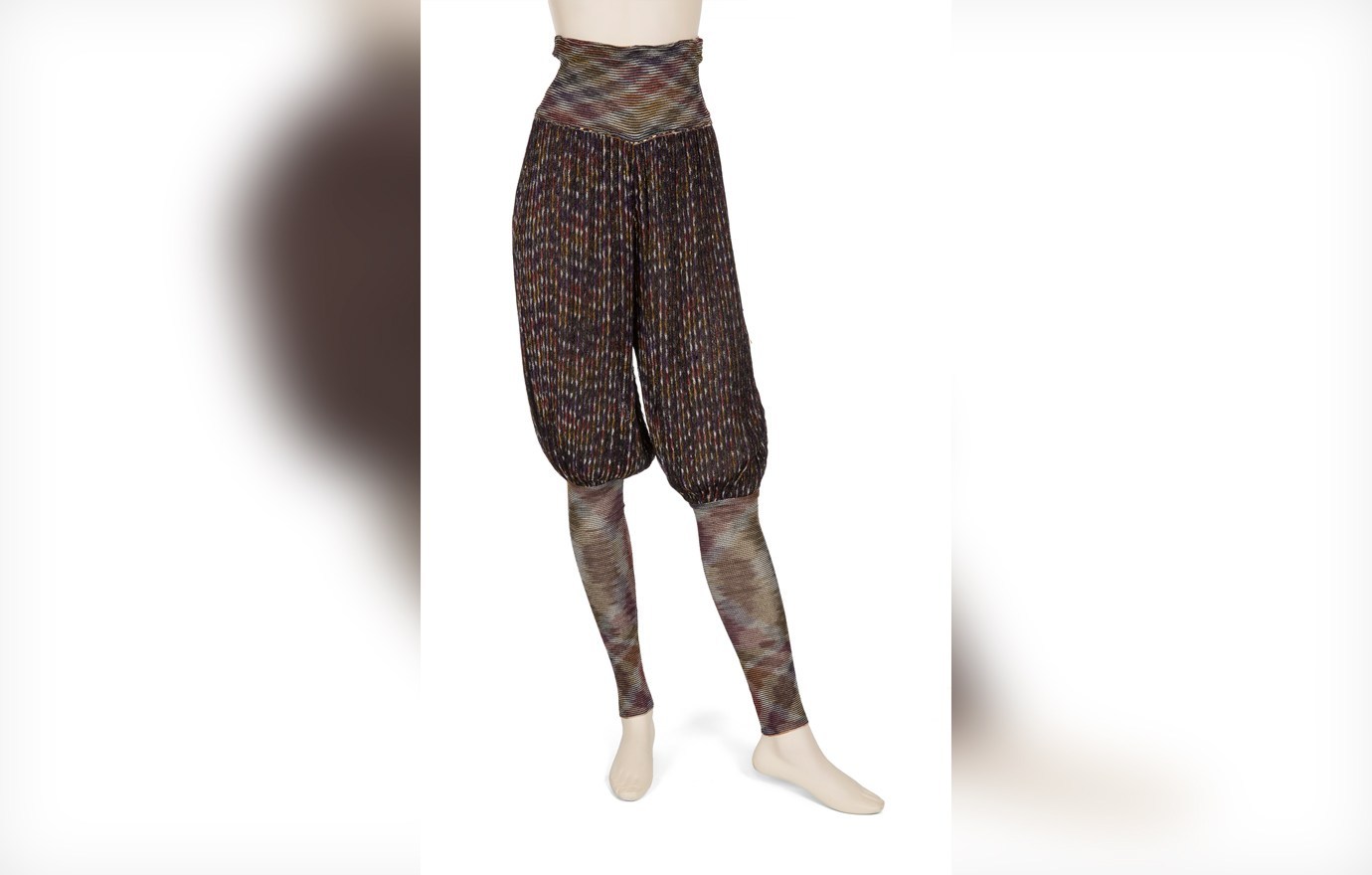 Missoni knit harem pants