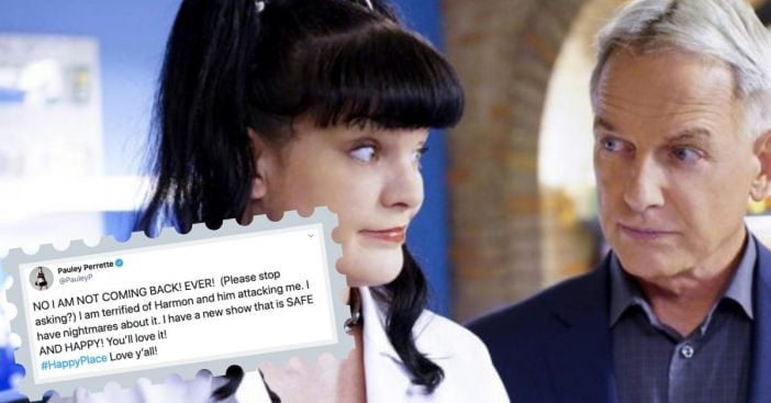 pauley perrette alleges physical assault from mark harmon