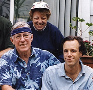 Steven Petrow and his parents