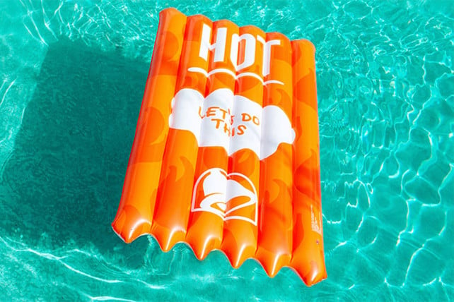 Taco Bell Resort pool float 