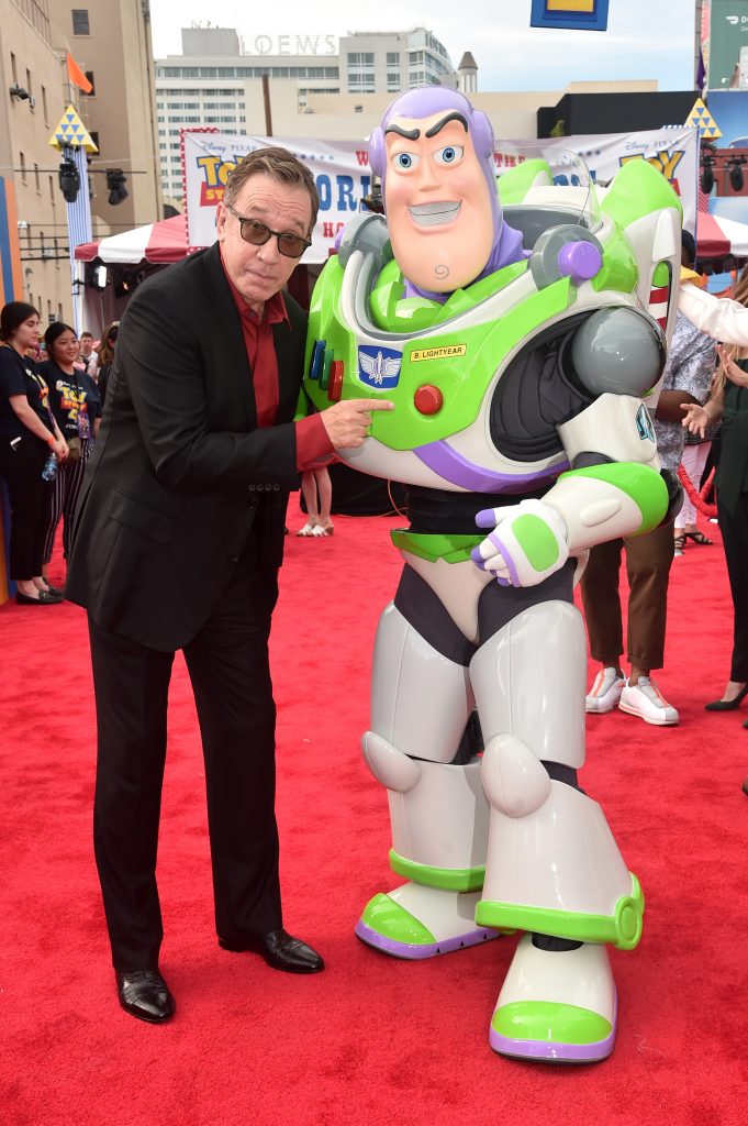 Tim Allen and Buzz Lightyear