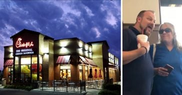 An acapella worship group decided to sing at a Chick-fil-A in a video gone viral