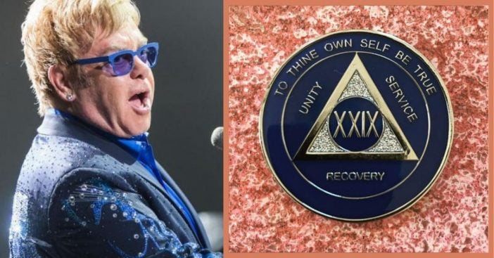 Elton John Celebrates 29 Years Of Sobriety With Heartfelt Post