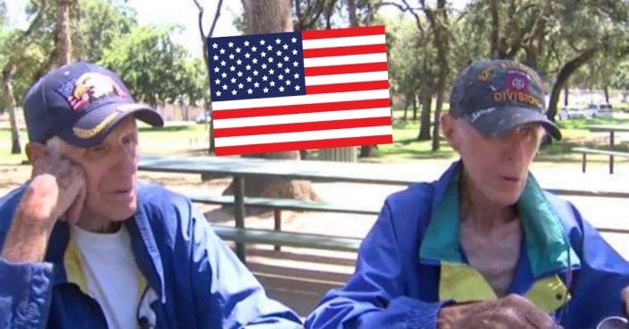 Homeless, 84-year-old war veteran twins helped by community