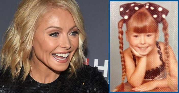Kelly Ripa Shares Adorable Throwback Photo Of Herself In Pigtails And Bow