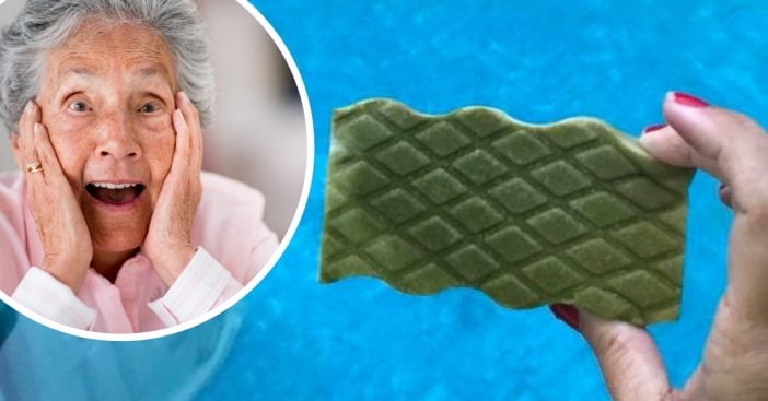 Learn Grandmas hack for a clean pool with a magic eraser