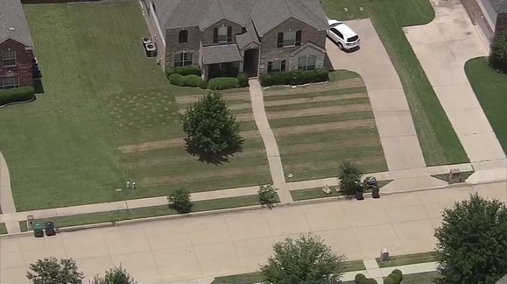 Teen Mows American Flag Pattern Into Yard In Honor Of Fallen Soldier