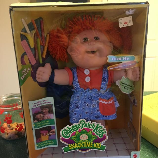 snacktime cabbage patch doll