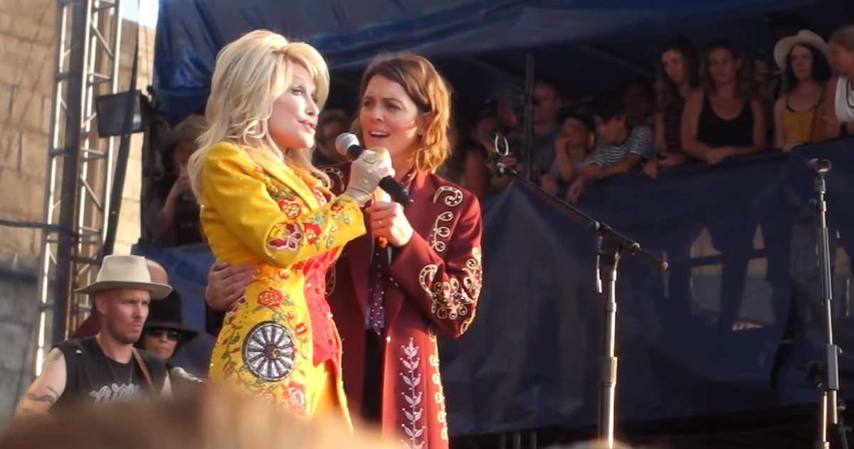 dolly parton linda perry newport folk festival