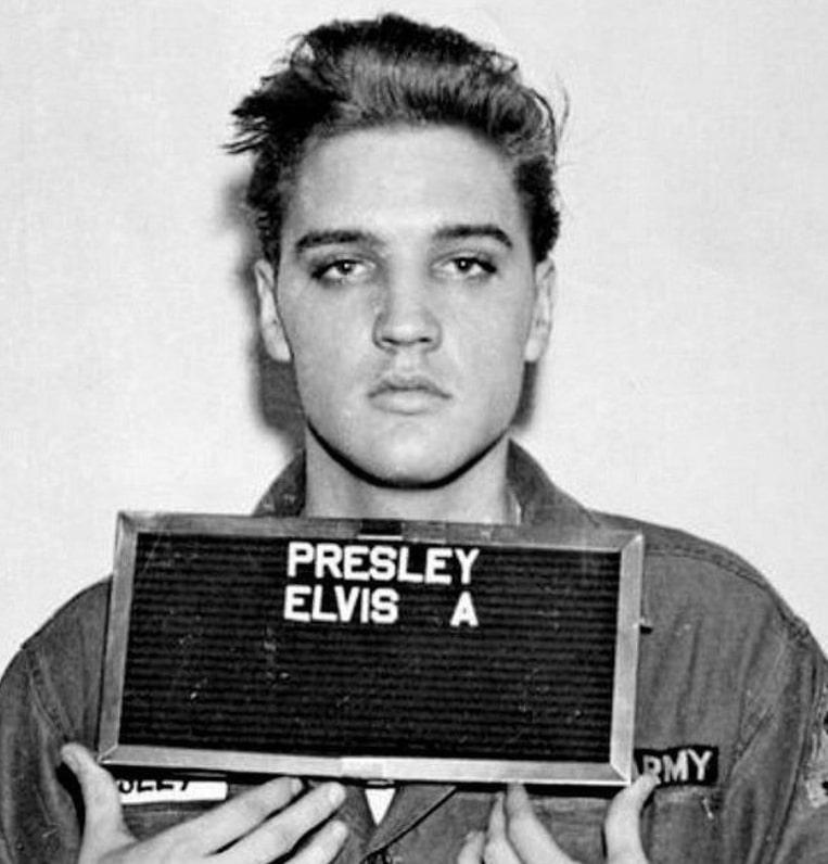 elvis presley mugshot 