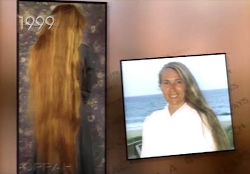 Woman who hasn't cut hair in 22 years