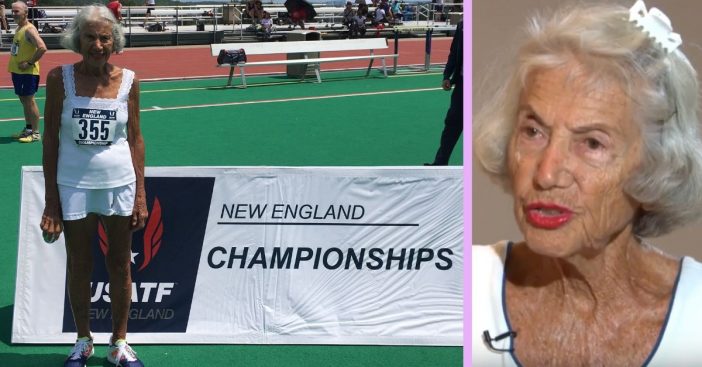91-Year-Old Diane Hoffman Breaks USA Track & Field World Running Record