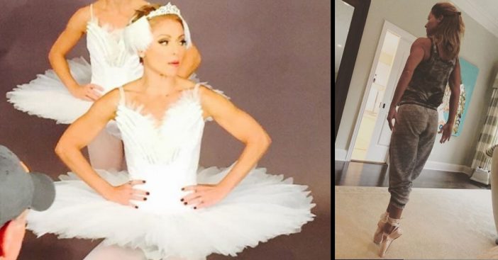 Kelly Ripa invites fans to join her in attempting to break a Guinness World Record for most dancers en pointe at once