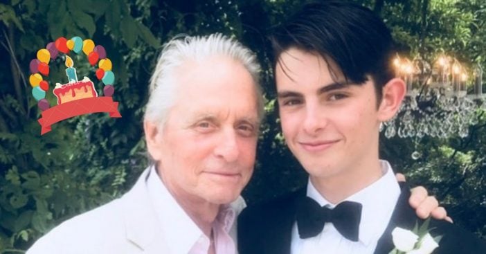 Michael Douglas shares a rare photo of himself and son Dylan