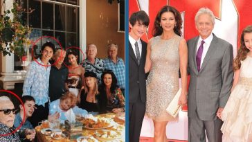 Michael Douglas’ Kids, Dylan & Carys, Look All Grown Up In Family Photo With Kirk Douglas