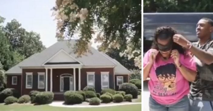 NFL player surprises his parents with a new home