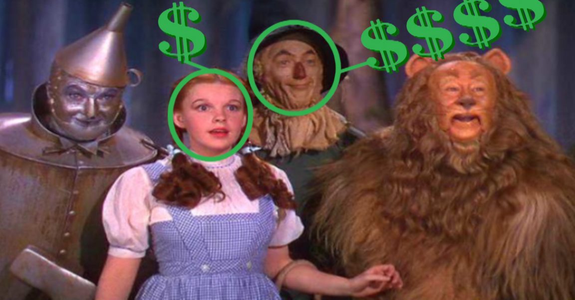 See The Wizard Of Oz Cast Members Shockingly Low Paychecks 0707