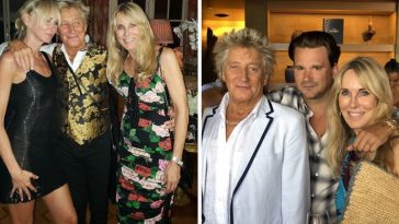 Rod Stewart reunited with some of his exes for his daughters birthday