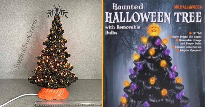 You can now buy Halloween ceramic trees
