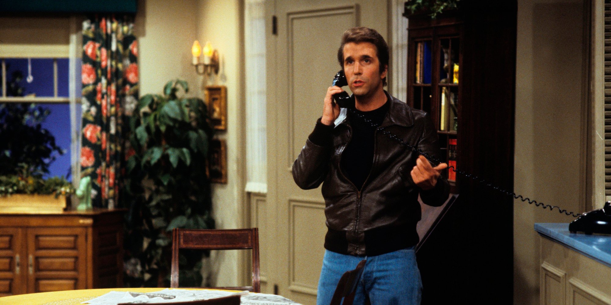 fonzie on the phone henry winkler 