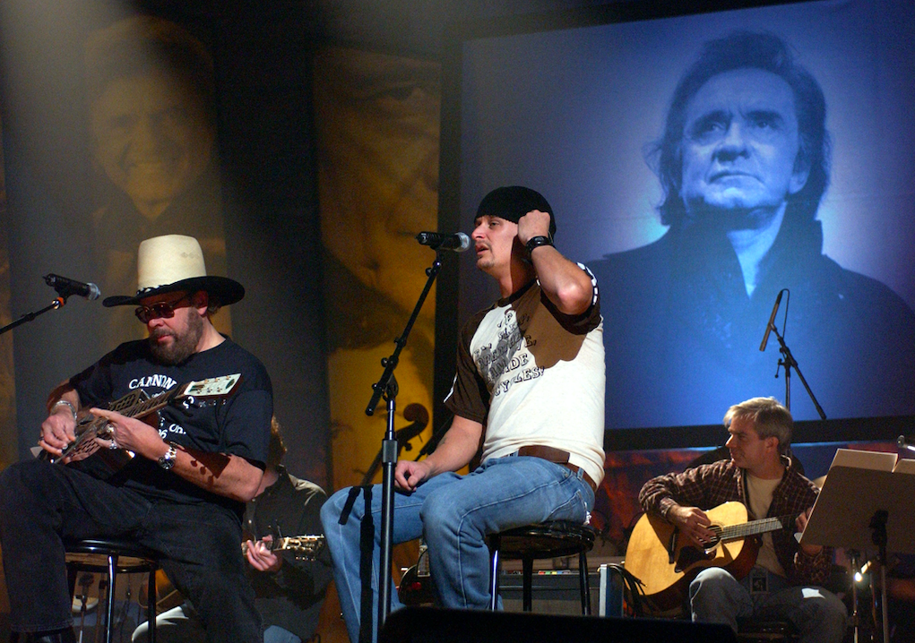 Kid Rock and Hank Williams Jr. johnny cash tribute