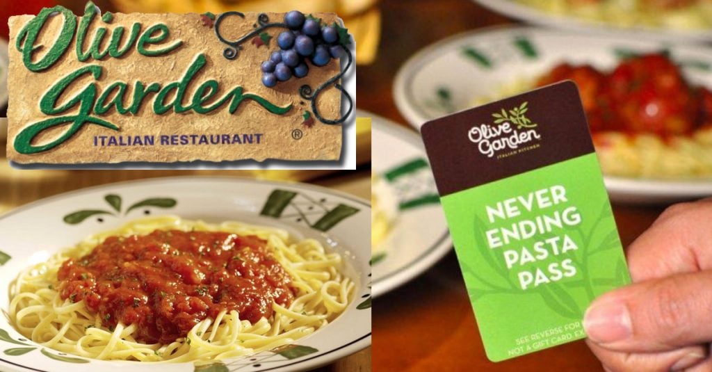 Olive Garden Now Has An Exclusive Lifetime Pasta Pass