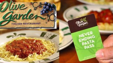 Get Your 100 Pasta Pass From Olive Garden For Unlimited Pasta