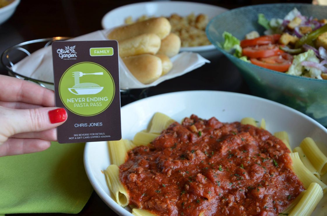 Olive Garden Now Has An Exclusive Lifetime Pasta Pass