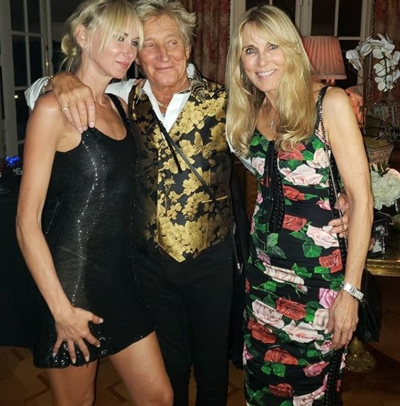 rod stewart mothers of his children