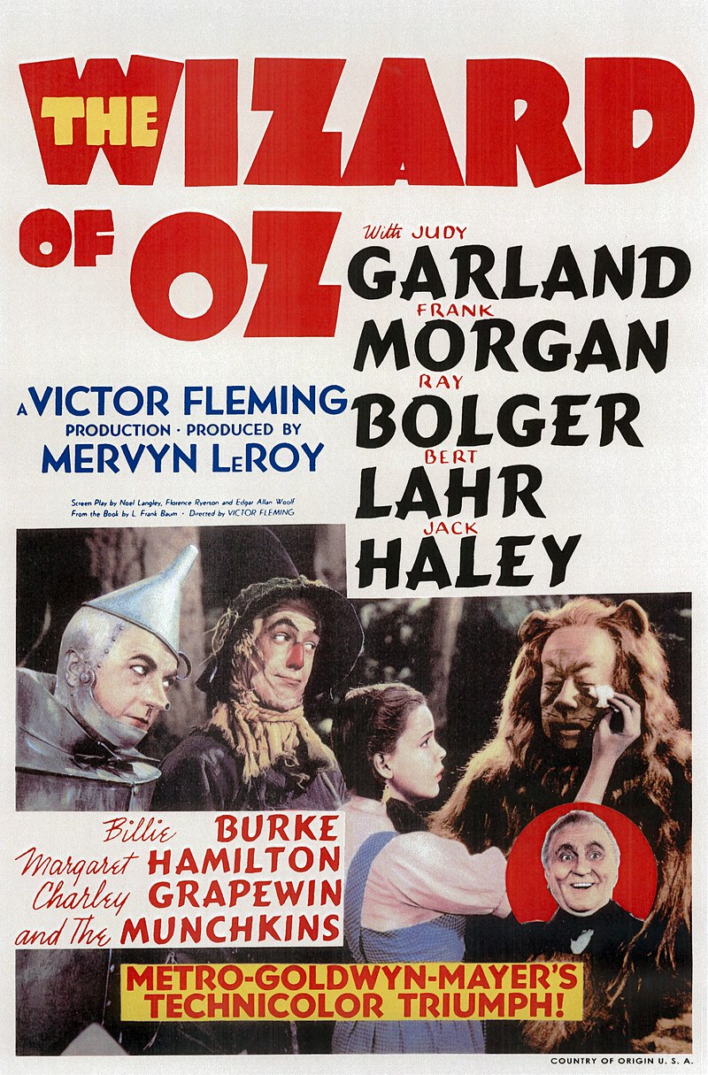 wizard of oz 1939 poster