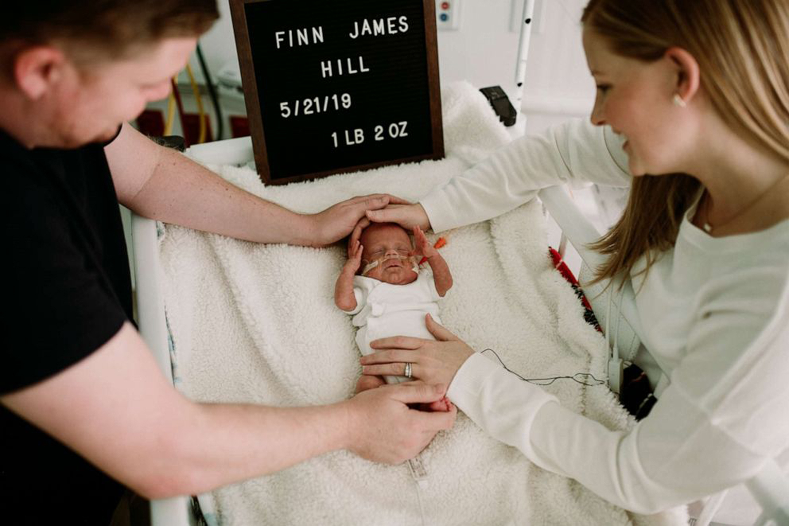 1lb preemie gets to go home after 4 months in NICU