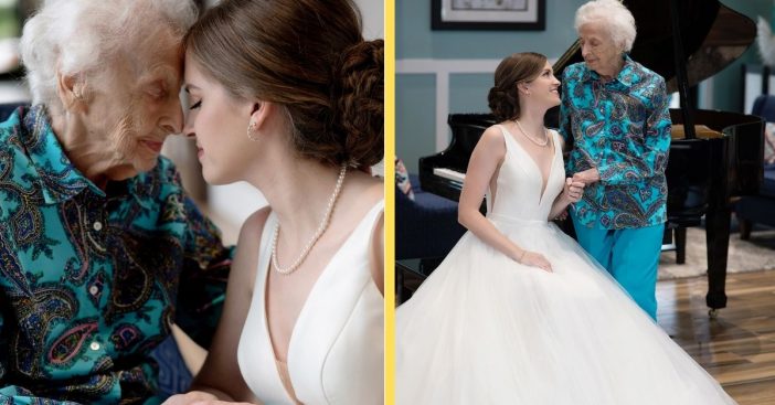 Bride-To-Be Flies To Grandmother In Hospice For Special Photoshoot, Family Has No Idea Until Wedding Day