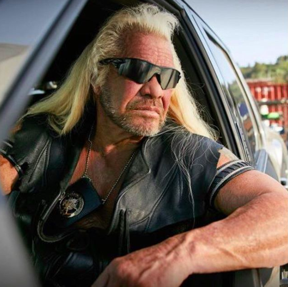 Dog the Bounty Hunter wearing his iconic sunglasses.